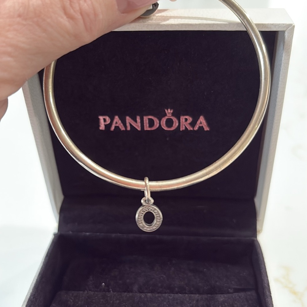 PANDORA Number Zero or “O” Dangle Charm